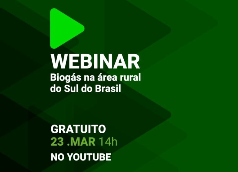 Leia mais sobre o artigo Webinar apresenta projetos de biogás na área rural do Sul do Brasil